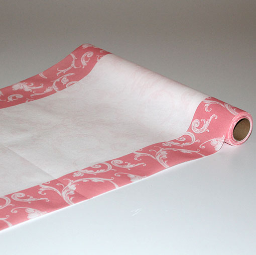 tekstil bordløber romantic rosa