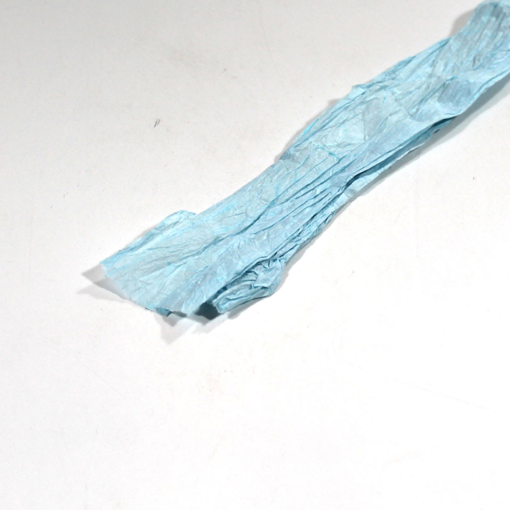 bånd plisse lyseblå