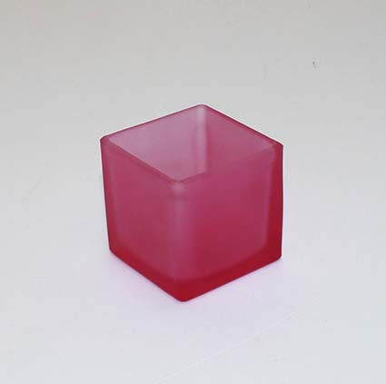 Fyrfadsstage - Pink - 5 x 5 cm - 2 stk.