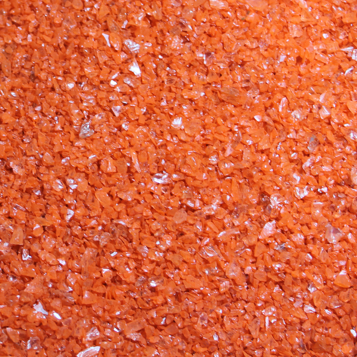 knust glas orange 1-3 mm