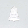 Emblem mini - Bryllupsklokker - Hvid - 12 stk