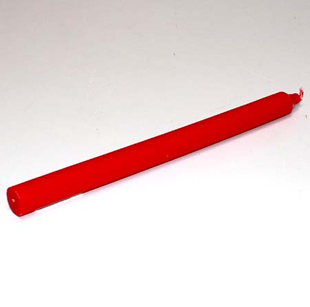 Rød Rustiklys - H30 x Ø2 cm (5701141005040)