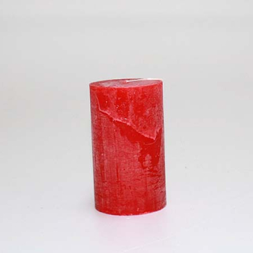 Rustik bloklys Rød 12 cm