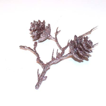 Kogle gren - Rosa - 10 cm
