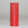 Rustik Bloklys - Rød Ø 6 cm x H 16 cm