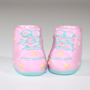 Pink Baby Sko - keramik - 5 cm