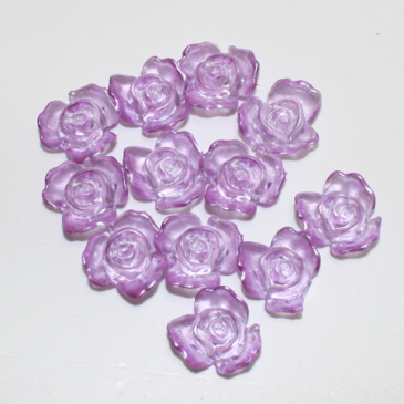 Blomst Rose Pearl - Ø 2 cm - Syren -12 stk