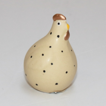 Hulda keramik høne 5 cm lysegul