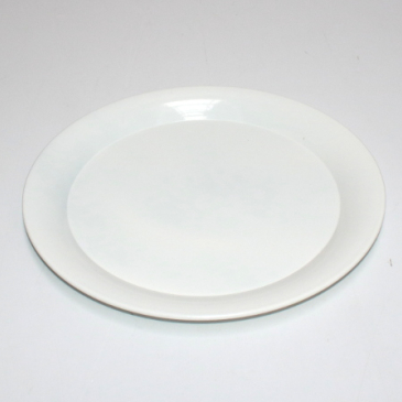 Hvid metalfad - Ø 27,5 cm