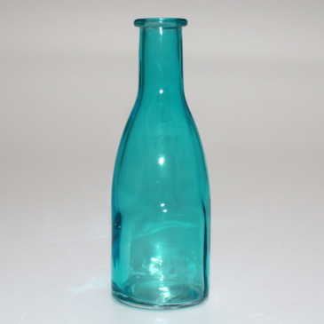 Glasflaske - 18,5 cm - Turkis