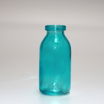 Glasflaske - 10,5 cm - Turkis