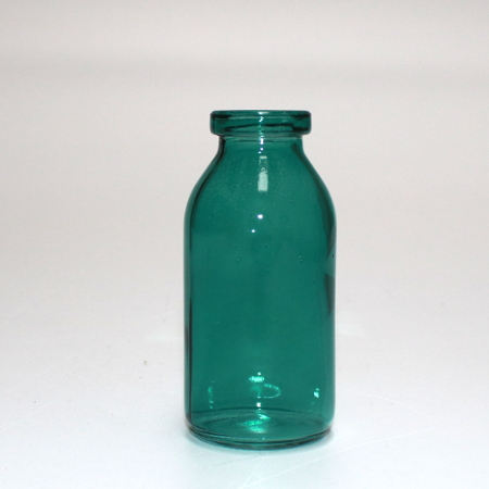 Glasflaske - 10,5 cm - Jadegrøn