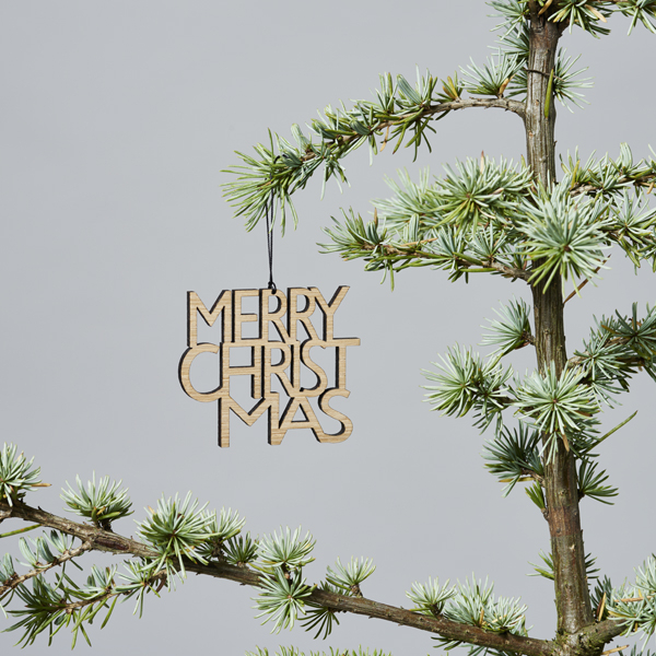 Felius Design Merry Christmas Egetræ 