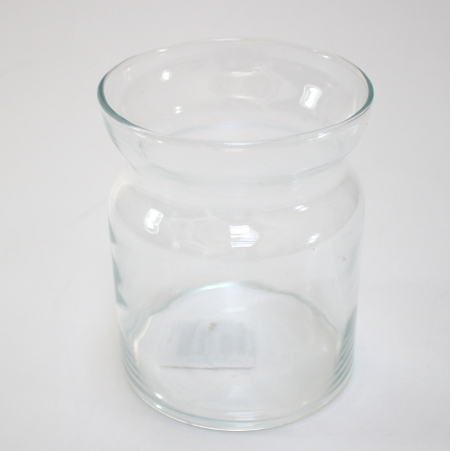 Glas potte - 10,5 x 9 cm - Klart glas
