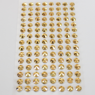 Stickers "diamanter" 1 ark - Guld