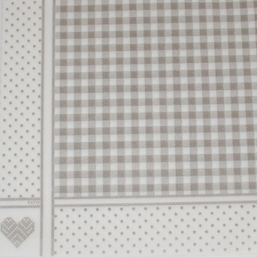 Tekstil serviet Shabby Sabbia - 38x38 - Grå