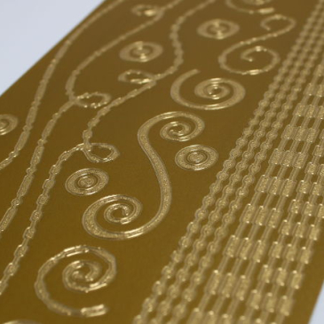 Guld oblat Bort mønster