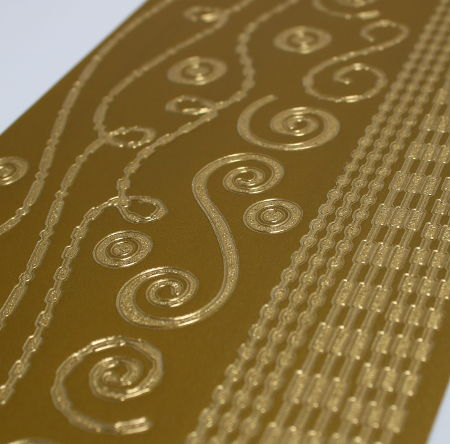 Guld oblat Bort mønster