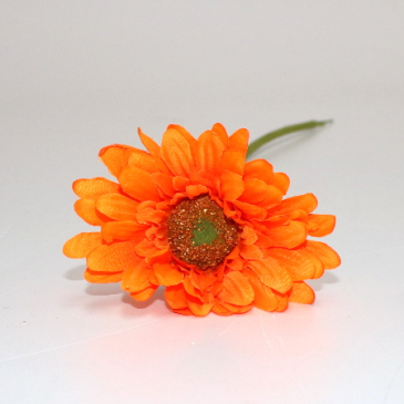Kunstig Gerbera Blomst - 50 cm - Orange