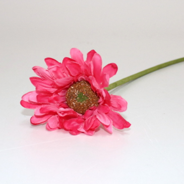Kunstig Gerbera Blomst - 50 cm - Rosa