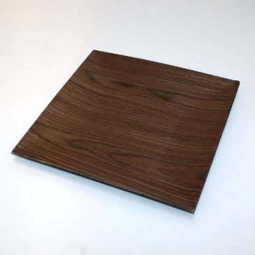 Fad woodlook plast - 30 x 30 cm - Mørkebrun