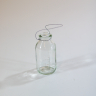 Glasflaske - Hængende - Klart glas - 10 cm